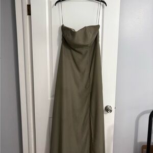 Birdy Grey Strapless Olive Dress